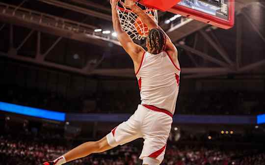 Texas Longhorns at Arkansas Razorbacks Basketball Image