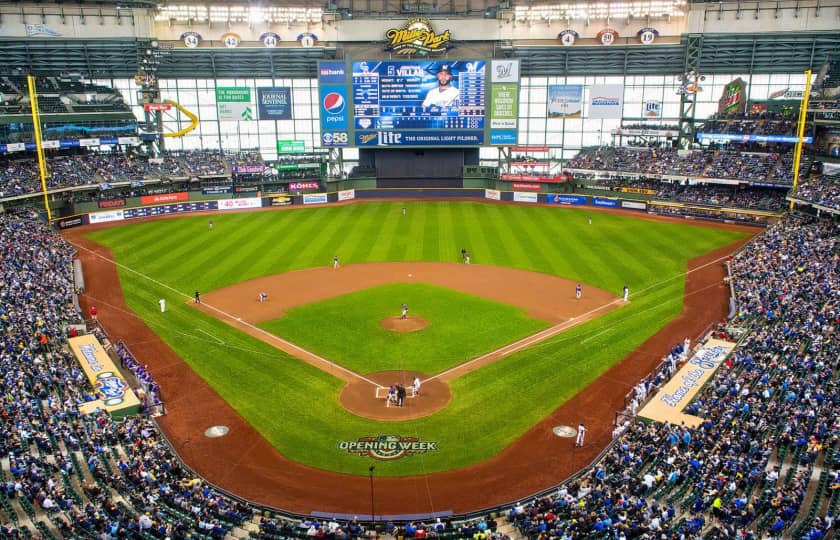 Brewers vs Tigers game photos at American Family Field in Milwaukee