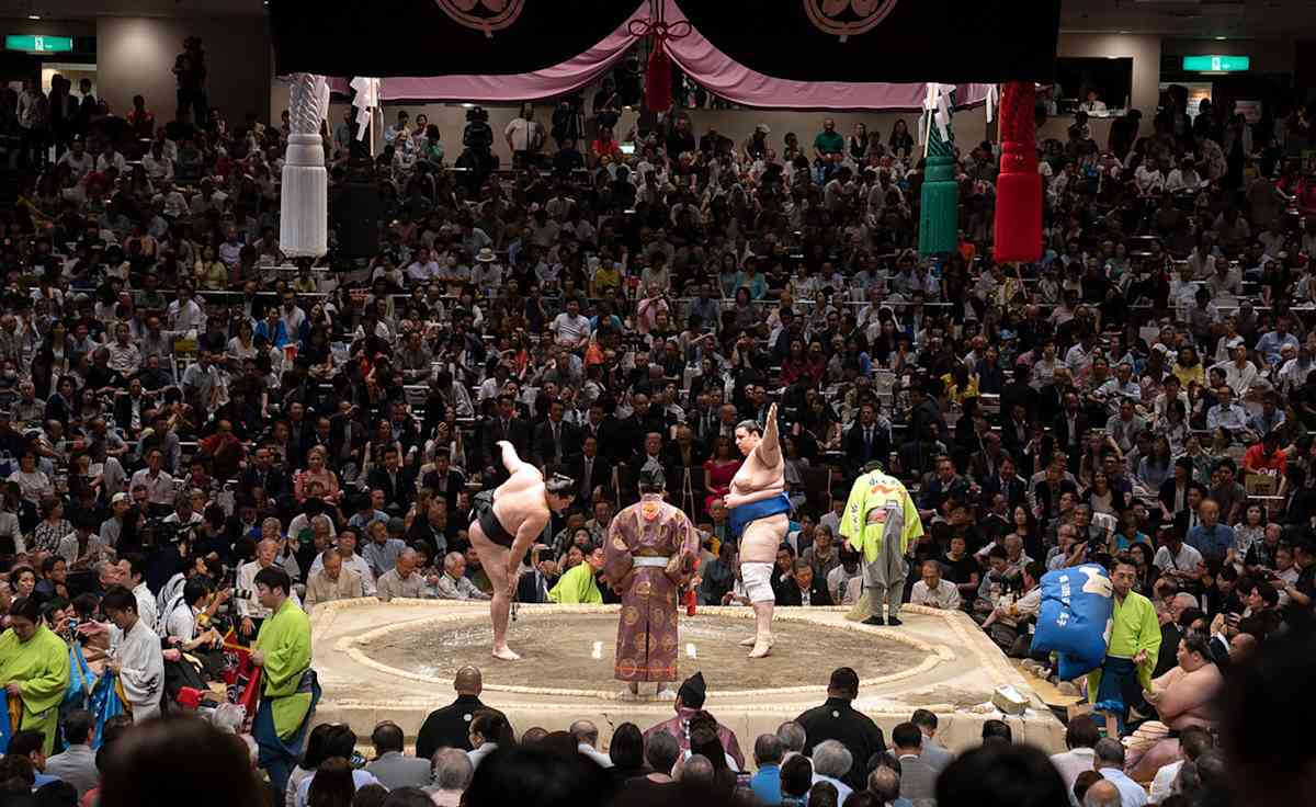 Sumo w Japonii - Turniej-lipiec