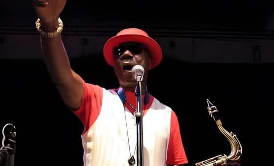 Gyedu Blay Ambolley with Bird City Revolutionaries