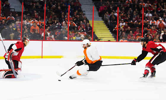 Ottawa Senators at Philadelphia Flyers