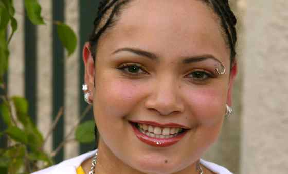 Amanda Perez with Frankie J