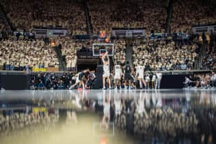 Wisconsin Badgers at Purdue Boilermakers Basketball Mackey Arena West