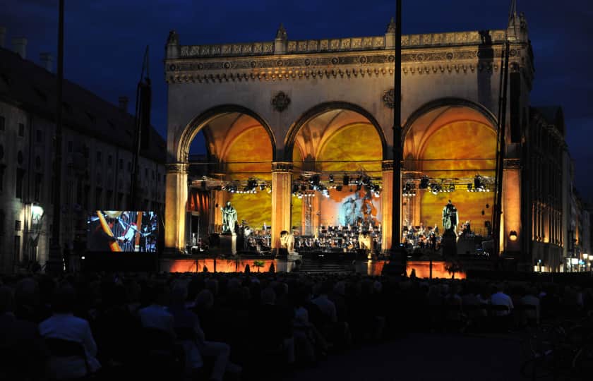  Klassik am Odeonsplatz 2024 - Symphonieorchester BR Odeonsplatz Illustration 
