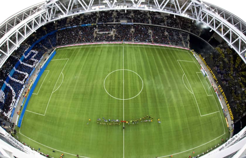Fanion Djurgårdens IF (Suède) Football, 37 X 24 Cm